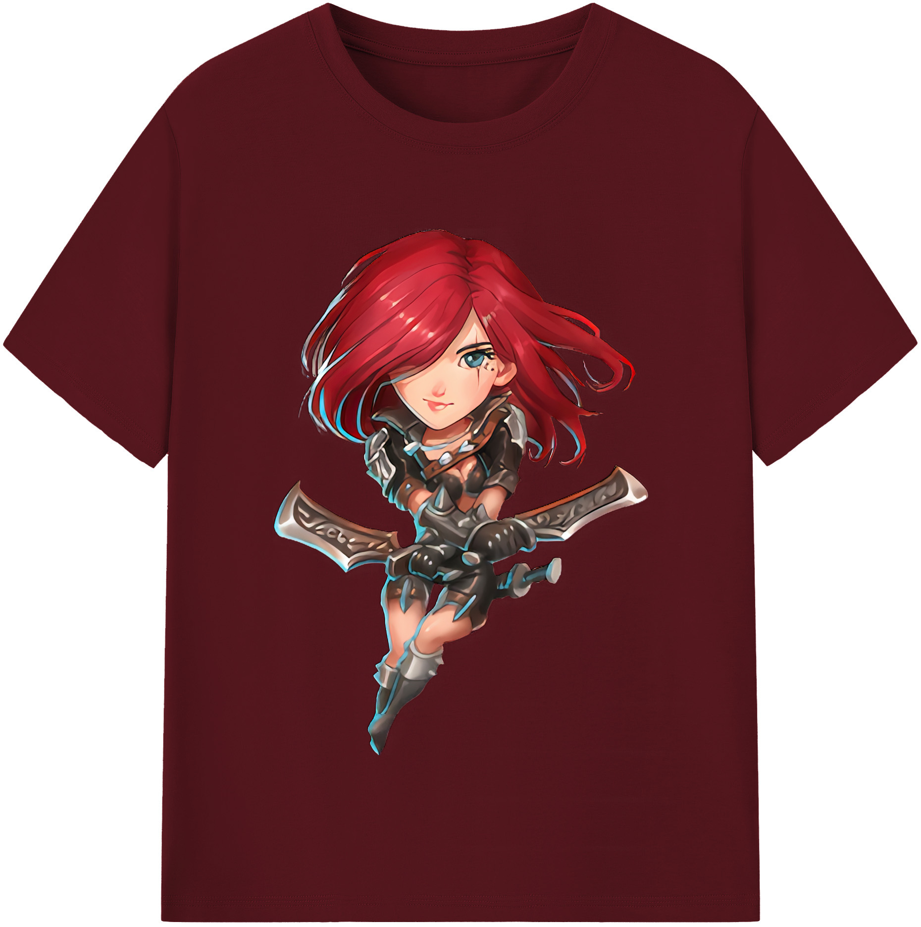 リーグ・オブ・レジェンド League of Legends LOL 綿100％半袖Tシャツ（フロントプリント）